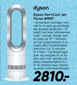 Bilka Dyson Hot+Cool Jet Focus AM09, DKK 2810 tilbud