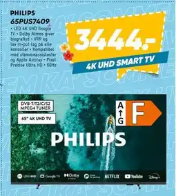 Bilka PHILIPS 65PUS7409, DKK 3444 tilbud