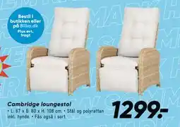 Bilka Cambridge loungestol, DKK 1299 tilbud