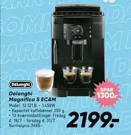 Bilka Delonghi Magnifica S ECAM, DKK 2199 tilbud