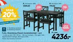 Bilka Rosenborg havebord, DKK 1359.2 tilbud