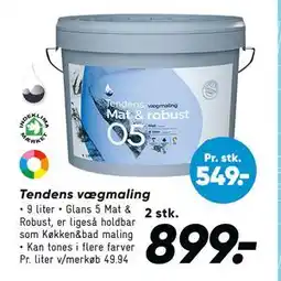 Bilka Tendens vægmaling, DKK 899 tilbud