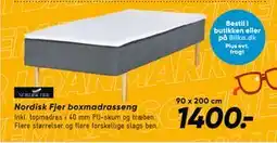 Bilka Nordisk Fjer boxmadrasseng, DKK 1400 tilbud