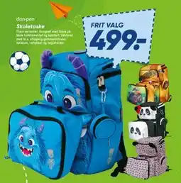 Bilka Skoletaske, DKK 499 tilbud