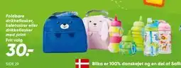 Bilka Foldbare drikkeflasker, køletasker eller drikkeflasker med print, DKK 30 tilbud