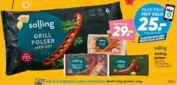 Bilka Salling pølser, DKK 29, App-pris tilbud