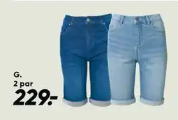 Bilka Denim shorts, DKK 229 tilbud
