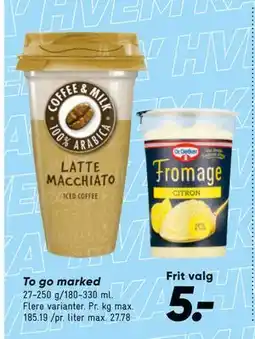 Bilka To go marked, DKK 5 tilbud