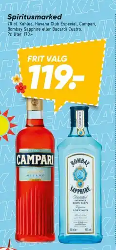 Bilka Spiritusmarked, DKK 119 tilbud
