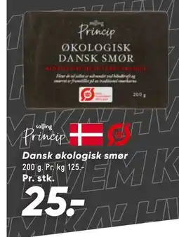 Bilka Dansk økologisk smør, DKK 25 tilbud