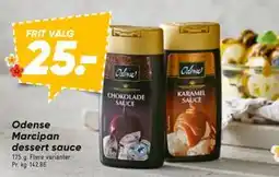 Bilka Odense Marcipan dessert sauce, DKK 25 tilbud
