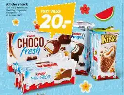 Bilka Kinder snack, DKK 20 tilbud