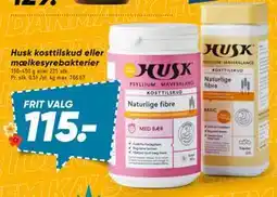 Bilka Husk kosttilskud eller mælkesyrebakterier, DKK 115 tilbud