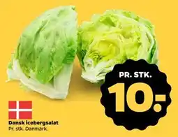 Netto Dansk icebergsalat, DKK 10 tilbud