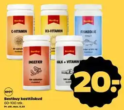 Netto Bestbuy kosttilskud, DKK 20 tilbud