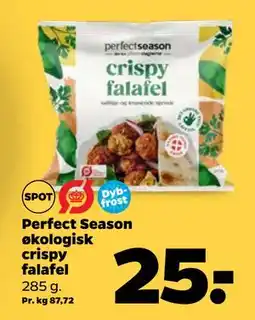 Netto Perfect Season økologisk crispy falafel, DKK 25 tilbud