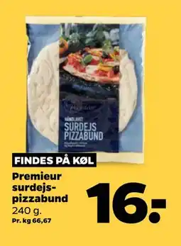 Netto Premieur surdejspizzabund, DKK 16 tilbud