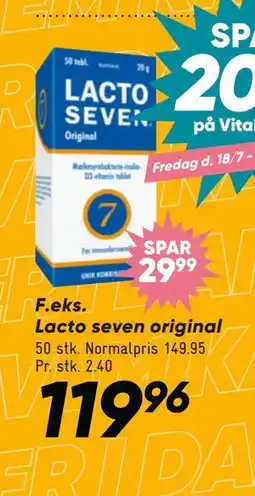 Bilka Lacto seven original, DKK 119.96 tilbud