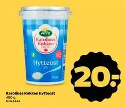 Netto Karolines Køkken hytteost, DKK 20 tilbud