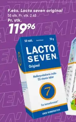 Bilka Lacto seven original, DKK 119.96 tilbud