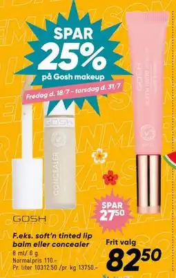 Bilka Soft’n tinted lip balm eller concealer, DKK 82.5 tilbud