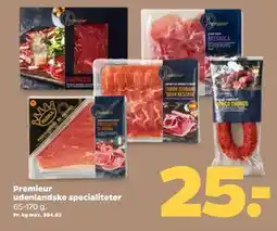 Netto Premieur udenlandske specialiteter, DKK 25 tilbud