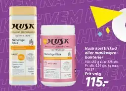 Bilka Husk kosttilskud eller mælke syrebakterier, DKK 115 tilbud