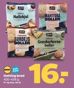 Netto Hatting brød, DKK 16 tilbud