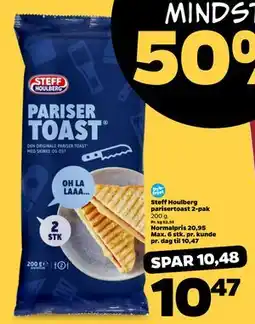 Netto Steff Houlberg parisertoast 2-pak, DKK 10.47 tilbud