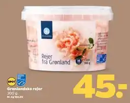 Netto Grønlandske rejer, DKK 45 tilbud