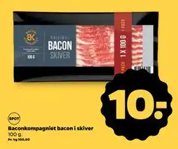Netto Baconkompagniet bacon i skiver, DKK 10 tilbud