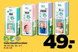 Netto Hello Sensitive bleer, DKK 49 tilbud