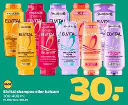 Netto Elvital shampoo eller balsam, DKK 30 tilbud