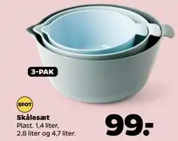 Netto Skålesæt, DKK 99 tilbud