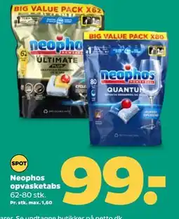 Netto Neophos opvasketabs, DKK 99 tilbud