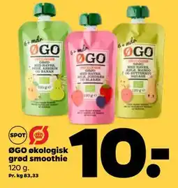 Netto ØGO økologisk grød smoothie, DKK 10 tilbud