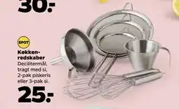 Netto Køkkenredskaber, DKK 25 tilbud