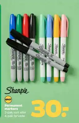 Netto Permanent markers, DKK 30 tilbud