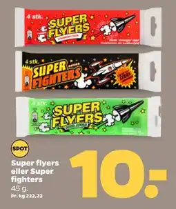 Netto Super flyers eller Super fighters, DKK 10 tilbud