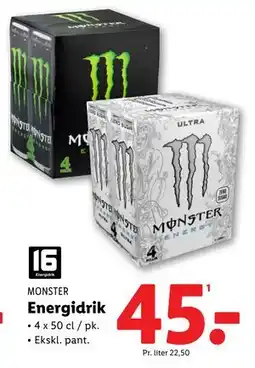 Lidl Energidrik, DKK 45 tilbud