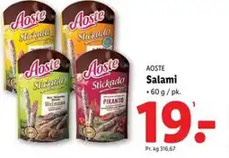 Lidl Salami, DKK 19 tilbud