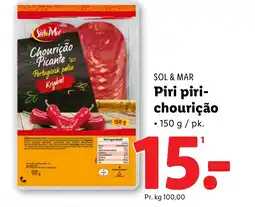Lidl SOL & MAR Piri piri- chourição tilbud
