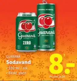 Lidl Sodavand, DKK 8 tilbud