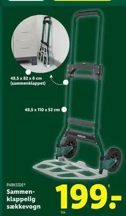Lidl Sammenklappelig sækkevogn, DKK 199 tilbud