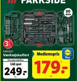 Lidl Værktøjskuffert, DKK 249, App-pris tilbud