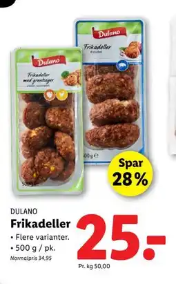 Lidl Frikadeller, DKK 25 tilbud