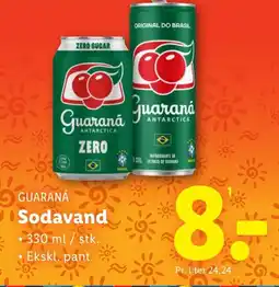 Lidl GUARANÁ Sodavand tilbud