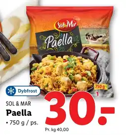 Lidl SOL & MAR Paella tilbud