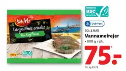 Lidl SOL & MAR Vannameirejer tilbud