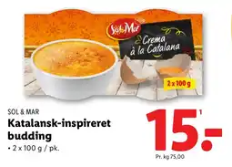 Lidl SOL & MAR Katalansk-inspireret budding tilbud